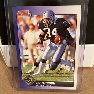 1991  Score Bo Jackson Raiders NFL  Football Card. #100